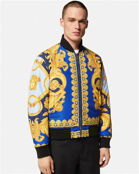 Versace Men's Wild Barocco Bomber Jacket 